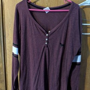 Long sleeve pink shirt